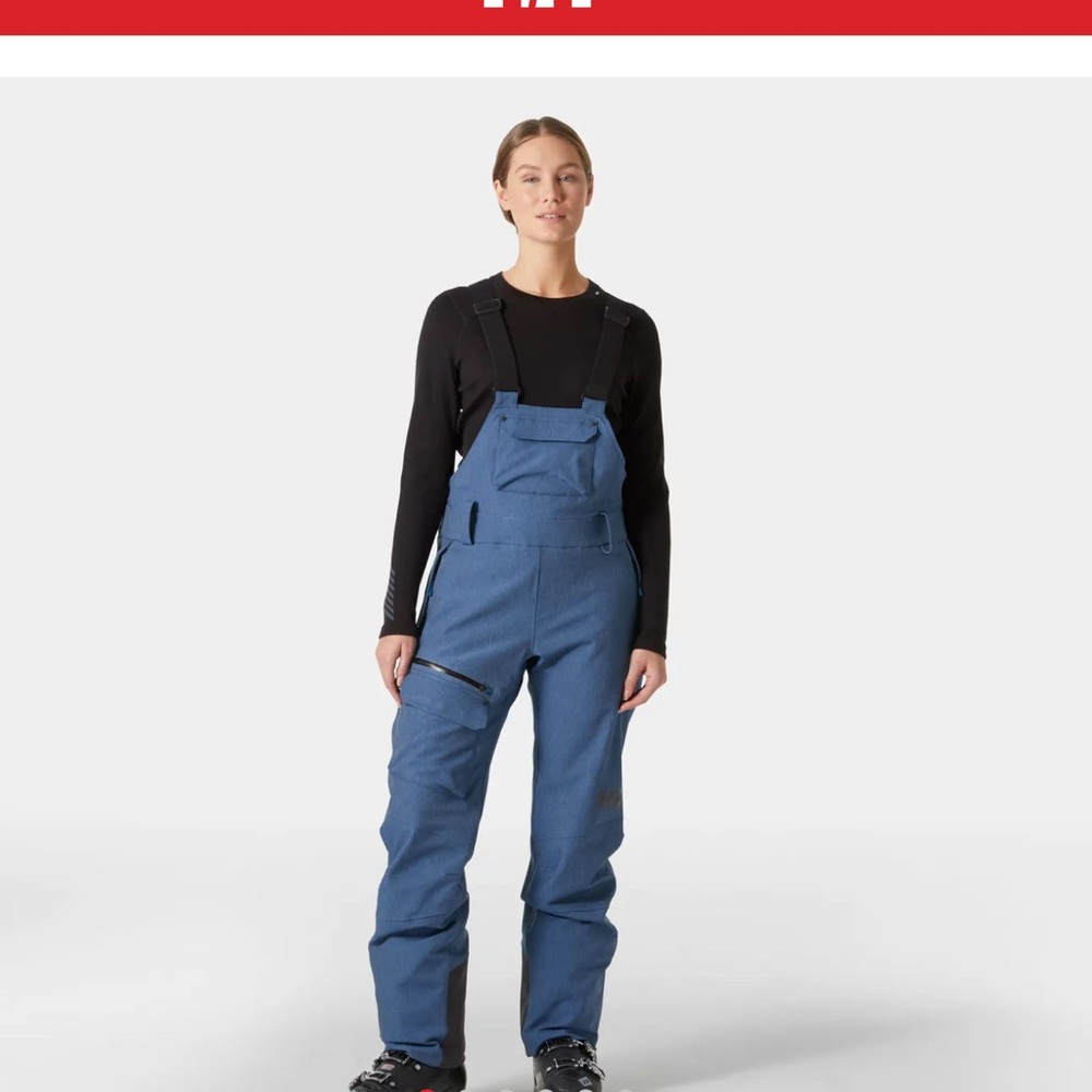 ** NWT ** HELLY Hansen Women's Powderqueen Bib Pants- Large